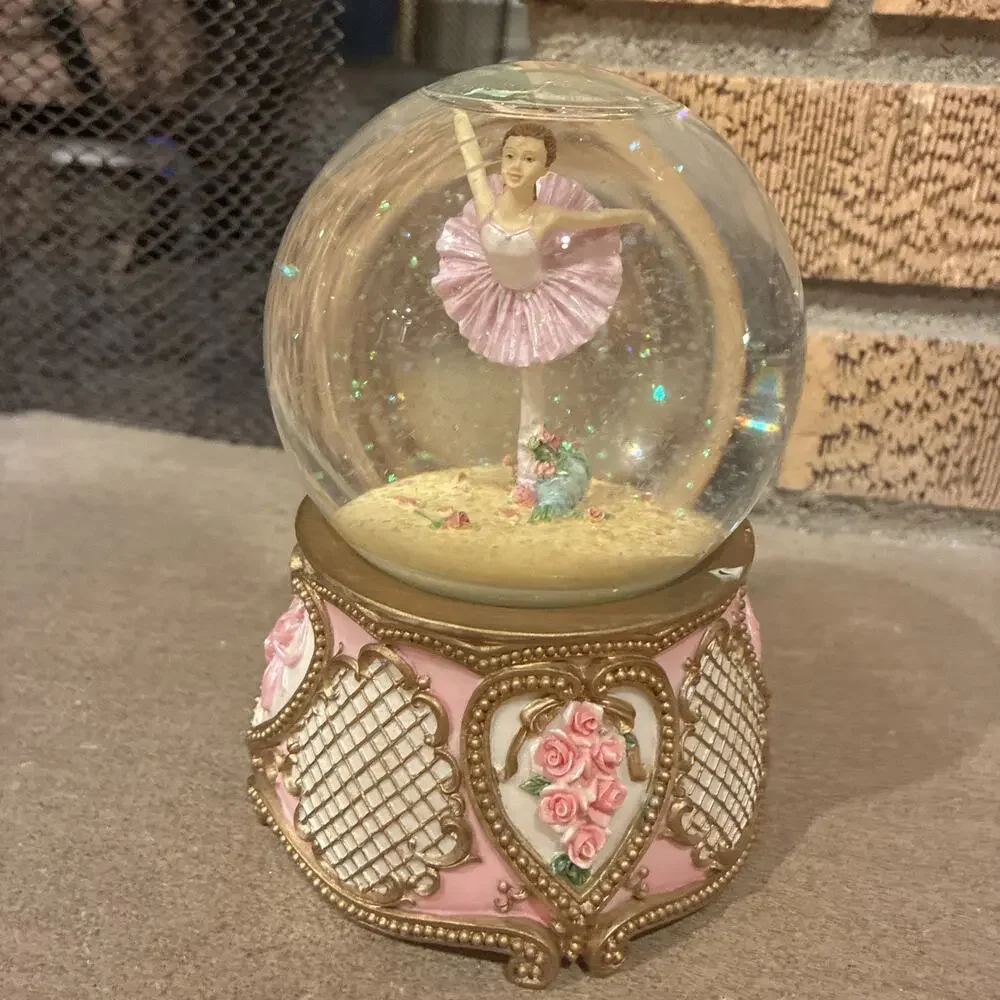 The San Francisco Music Box Company Ballerina Water Globe moonlight sonata RARE